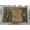 . @RARA@ ESPAÑA 2 PESETAS 1937 OCTUBRE 12 CATEDRAL DE BURGOS Serie A 2597098 Pick 109A BILLETE MBC Spain banknote