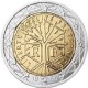 1º AÑO DE EMISIÓN x FRANCIA 2 EUROS 1999 ARBOL ALEGORICO DE LA VIDA MONEDA BIMETALICA SC @ESCASA@ France 2€ coin