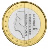 1º AÑO DE EMISION x HOLANDA 1 EURO 2002 REINA BEATRIZ MONEDA BIMETALICA SC The Netherlands 1€ coin