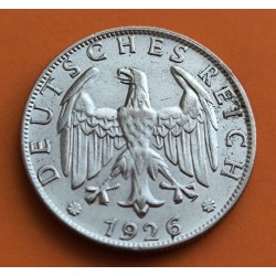 ALEMANIA 2 MARCOS 1926 A República del Weimar AGUILA KM.45 MONEDA DE PLATA MANCHITAS MBC++ Germany 2 Reichsmark silver