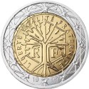 FRANCIA 2 EUROS 2019 ARBOL DE LA VIDA @TIPO NORMAL DE CIRCULACION@ MONEDA BIMETALICA SC France 2€ coin