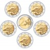 . 1 aaacoin @ENVIO HOY@ ALEMANIA 2 EUROS 2024 A+D+F+G+J MECKLEMBURG 5 MONEDAS CONMEMORATIVA SC Germany 2€
