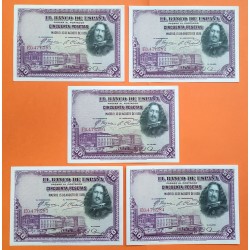 1 Billete NUEVO con DEFECTOS x ESPAÑA 50 PESETAS 1928 VELAZQUEZ Serie E Pick 75 Spain banknote AUNC