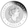 . 1 aacoin @ÚLTIMA MONEDA con ISABEL II@ AUSTRALIA 1 DOLAR 2023 KOOKABURRA PAJARO PLATA PURA 9999 silver ONZA Oz