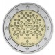 . 1 moneda x LETONIA 2 EUROS 2022 CULTURA FINANCIERA @COINCARD@ SC MONEDA CONMEMORATIVA Latvia Lettonia