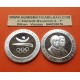 1 MONEDA + CÁPSULA x España 2000 PESETAS 1990 EMBLEMA OFICIAL OLIMPIADA BARCELONA 1992 1ª Serie PLATA PROOF 0,80 ONZAS