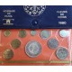 10 monedas x FRANCIA ESTUCHE 1980 Coffret FLEURS DE COINS SPECIMEN France Silver Set 50 FRANCOS 1980