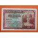 . 1 Billete SC con IMPERFECCIONES x ESPAÑA 10 PESETAS 1935 DAMA Serie B II REPUBLICA ESPAÑOLA Pick 86 L/3