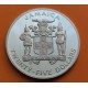 .JAMAICA $10 DOLARES 1990 COLON PLATA PROOF SET Silver Dollar