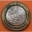 MEXICO 50 PESOS 1994 NIÑOS HEROES KM.571 MONEDA BIMETALICA DE PLATA y LATON EBC- Imperfecciones 1/2 Onza R/4