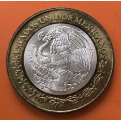 MEXICO 50 PESOS 1994 NIÑOS HEROES KM.571 MONEDA BIMETALICA DE PLATA y LATON SC- Imperfecciones 1/2 Onza R/4