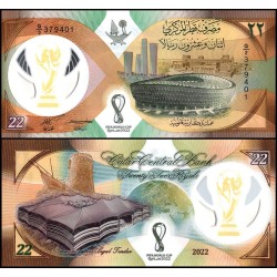. @AGOTADO - MUNDIAL DE FUTBOL BILLETE FINAL@ QATAR 22 RIYALS 2022 FIFA WORLD CUP Pick 39 SC Emirate of