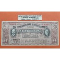 MEXICO 20 PESOS 1914 Estado de CHIHUAHUA REVOLUCION MEXICANA Pick S537 BILLETE MBC- Mejico banknote