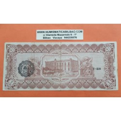 @OFERTA@ MEXICO 20 PESOS 1915 ESTADO DE CHIHUAHUA REVOLUCION Pick S537 BILLETE MBC- Mejico banknote