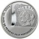 PORTUGAL 5 EUROS 2003 PRIMER SELLO PORTUGUES 150 ANIVERSARIO MONEDA DE PLATA SC