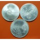 PORTUGAL 8 EUROS 2003 x3 coins EUROCOPA SILVER UNC