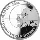 PORTUGAL 8 EUROS 2004 AMPLIACION DE LA UNION EUROPEA ENLARGEMENT MONEDA DE PLATA SC