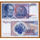 YUGOSLAVIA 5000 DINARA 1985 JOSIP BROZ TITO Pick 93 BILLETE SC 5000 Dinar UNC BANKNOTE