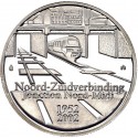 BELGICA 10 EUROS 2002 RED DE TRENES y TRANVIAS Rey ALBERTO II KM.233 MONEDA DE PLATA PROOF Belgium silver