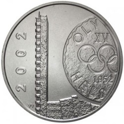 FINLANDIA 10 EUROS 2002 OLIMPIADA DE HELSINKI 1952 KM.107 MONEDA DE PLATA SC Finnland silver coin