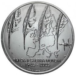 PORTUGAL 8 EUROS 2005 PLATA SC II GUERRA MUNDIAL SILVER