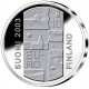 FINLANDIA 10 EUROS 2003 MUSICO ANDERS CHYDENIUS KM.110 MONEDA DE PLATA PROOF Finnland silver coin