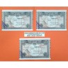 . 1 Billete EBC x BILBAO 25 PESETAS 1937 CAJA DE AHORROS VIZCAINA 030796-97-98 EUSKADI Pick S.561 Guerra Civil España