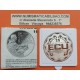 HOLANDA 25 ECU 1990 GROOTE y ESCUDO KM.X.85.2 MONEDA DE PLATA PROOF The Netherlands 25 Ecus 1995