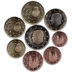 . 1 aaacoin @ 15/MARZO Envío @ ESPAÑA MONEDAS EURO 2024 Serie 1+2+5+10+20+50 Centimos + 1 EURO + 2 EUROS REY FELIPE VI Tira