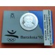 ESPAÑA 2000 PESETAS 1991 BOLOS 3ª Serie OLIMPIADA DE BARCELONA 92 MONEDA DE PLATA @PROOF@ ESTUCHE FNMT