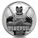 @RARA - Serie COMIC MARVEL@ TUVALU 1 DOLAR 2018 DEADPOOL 5ª MONEDA DE PLATA PURA SC Cápsula OZ