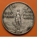 . @PVP NUEVA 600€@ MEXICO 2 PESOS 1921 ANGEL ALADO KM.462 MONEDA DE PLATA MUY CIRCULADA silver coin ESTADOS UNIDOS MEXICANOS