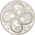 . FRANCIA 1,50 EUROS 2003 EUROPA Alegoría INTRODUCCIÓN AL EURO KM.1338 MONEDA DE PLATA PROOF 1-1/2€