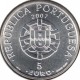 PORTUGAL 5 EUROS 2007 MADEIRA FLORA y FAUNA Serie UNESCO MONEDA DE PLATA SC SILVER