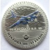 @TIrada 1.940 + ESTUCHE@ BURUNDI 5000 FRANCOS 2015 HAVILLAND D.H. 98 Historia de la Aviación KM.40 MONEDA DE PLATA PROOF COLORES