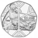 AUSTRIA 5 EUROS 2005 ESQUIADOR SKI ALPINO MONEDA DE PLATA SIN CIRCULAR Österreich silver euro coin