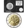 . 1 aaacoin @ENVIO HOY@ FRANCIA 2 EUROS 2024 OLIMPIADA DE PARIS LUCHA HERCULES y GARGOLA Coincard 4ª MONEDA CONMEMORATIVA