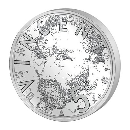 THE NETHERLANDS 5 EUROS 2003 SILVER VAN GOGH