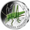 . 1 aaacoin ALEMANIA 5 EUROS 2024 A SALTAMONTES Serie EL MUNDO DE LOS INSECTOS @COLORES@ 6º MONEDA DE NICKEL