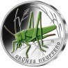 . 1 aaacoin @21/MARZO Envío@ ALEMANIA 5 EUROS 2024 A GRILLO Serie EL MUNDO DE LOS INSECTOS @COLORES@ 6º MONEDA DE NICKEL