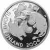 FINLANDIA 10 EUROS 2004 TOVE JANNSON y DIBUJOS INFANTILES KM.116 MONEDA DE PLATA PROOF Finnland silver coin