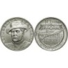 . 2 monedas x ITALIA 5 EUROS + 10 EUROS 2004 MUSICO GIACOMO PUCCINI y OPERA KM.240+241 PLATA SC