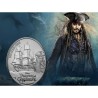 .@1 ONZA 2021 PIRATAS DEL CARIBE@ NIUE 2 DOLARES 2021 BARCO LA PERLA NEGRA Disney MONEDA DE PLATA SC silver 15.000 uds.