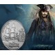 . 1 moneda x PIRATAS DEL CARIBE NIUE 2 DOLARES 2021 THE BLACK PEARL Disney 1ª PLATA 15.000 uds ONZA La Perla Negra