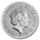 . 4 monedas x INGLATERRA 2 LIBRAS 2017 + 2018 + 2019 Serie LANDMARKS OF BRITAIN 1 ONZA de PLATA PURA 2 Pounds silver OZ