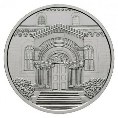 AUSTRIA 10 EUROS 2007 ESCALINATA DEL PALACIO DE ST. PAUL IN LAVANTTAL MONEDA DE PLATA SC Österreich silver coin