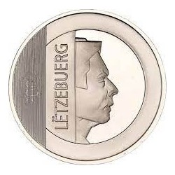 . @RARA@ LUXEMBURGO 100 FRANCOS 1946 JUAN EL CIEGO 600 ANIVERSARIO DE SU MUERTE KM.49 MONEDA DE PLATA SC- Luxembourg silver coin