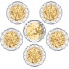 . 1 aaacoin @ENVIO HOY@ ALEMANIA 2 EUROS 2024 A+D+F+G+J CONSTITUCION de PAULKIRSCHE 5 MONEDAS CONMEMORATIVA SC Germany 2€