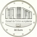 @Tirada 5.000 uds@ LUXEMBURGO 25 EUROS 2005 PRESIDENCIA DEL CONSEJO EUROPEO KM.98 MONEDA DE PLATA PROOF Luxembourg