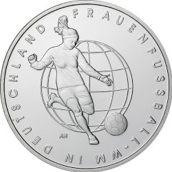 ALEMANIA 10 EUROS 2011 (Sin Ceca) CAMPEONATO DEL MUNDO DE FUTBOL FEMENINO MONE DA DE NICKEL SC BRD